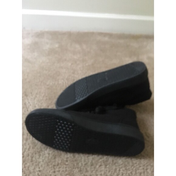 Faded Glory Womens Black Canvas High Top Lace Up Sneakers Shoes Memory Foam - Picture 6 of 6